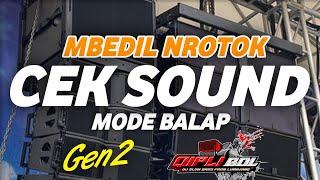 DJ CEK SOUND MBEDIL NROTOK GEN 2 PALING BAR BAR  FULL BASS GLERR