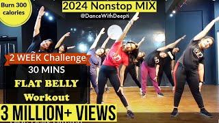 DWD#102 | 30mins Daily BELLY FAT BURN Workout | Easy Exercise to Lose weight 3-5kgs #dancewithdeepti