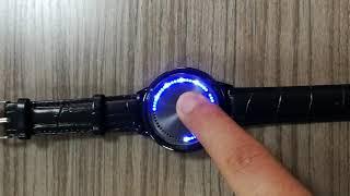 Creative Personality Minimalist Leather LED Watch