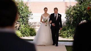 Bones 9x06 - Brennan walks down the aisle