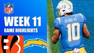 Bengals vs. Chargers Week 11 - Madden 25 Simulation Highlights