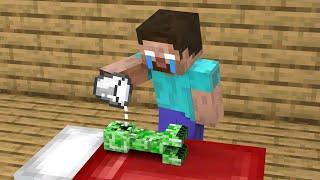 CREEPER LIFE - SAD STORY BUT HAPPY ENDING - MINECRAFT ANIMATION