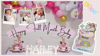 Happy Full Month Party for Baby Hailey | Đi tiệc đầy tháng của bé Mỡ [engsub]