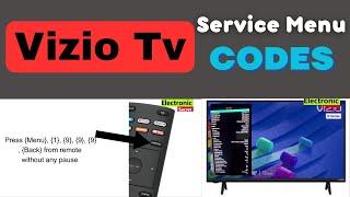 Vizio Tv Service Mode, Vizio Tv Hidden Menu, Vizio Tv Factory Settings