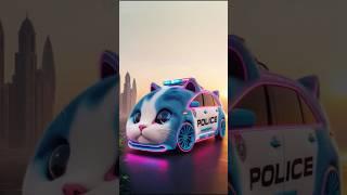 ️Evolution of Cat : Police Car  #cat #cute #love #shorts