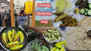 Weekend Routine| Healthy Lunch Thali| Shopping vlog| veggies from garden to kitchen