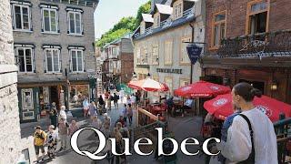 4K Quebec City Walking Tour - Summer 2024