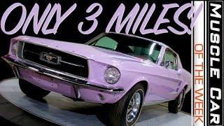 3.4 Mile 1967 Ford Mustang Fastback Muscle Car Of The Week Episode 290