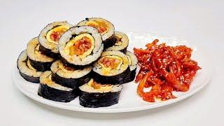 부드러운 진미채볶음 & 진미채김밥 만들기! 정말 맛있어요