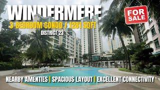 Singapore Condo Property Home Tour | Windermere | 3 Bedroom 1281 Sqft by Susan Toh