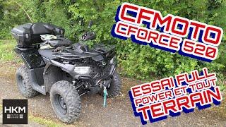 CFMOTO CFORCE 520 black Line: Essai Full power et en tout terrain.