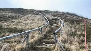 Bieszczady Połoniny. Połonina Wetlińska jesień spacer szlakiem na około Wetliny.