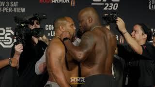 UFC 230: Daniel Cormier vs. Derrick Lewis Weigh-In Staredown - MMA Fighting