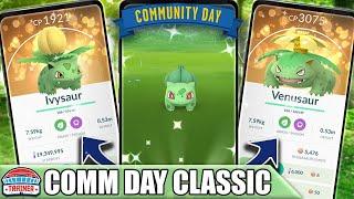 COMMUNITY DAY CLASSIC - *SHINY BULBASAUR* - TIPS - SHINY VENUSAUR - FRENZY PLANT | POKÉMON GO