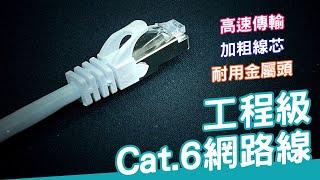 工程級Cat 6網路線