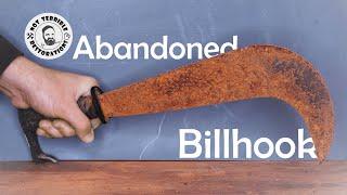 PERFECT Abandoned Billhook Restoration | Antique Machete Restore