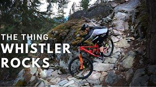 Is this a Bike Trail or Art Work (Rock) | Whistler, The Thing