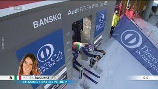 Alpiner Ski-Weltcup | Super-G | Bansko | 2. Platz | Marta BASSINO | 2020 (Damen)