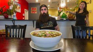 MORE THAN FIFTY PEOPLE HAVE FAILED THIS $65 PHO CHALLENGE! | BeardMeatsFood