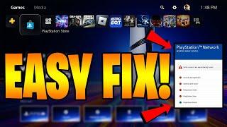 HOW TO FIX PLAYSTATION NETWORK SERVERS DOWN? (EASY FIX)