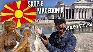 We counted EVERY STATUE in Skopje North MACEDONIA! - Skopje 2014 CHALLENGE