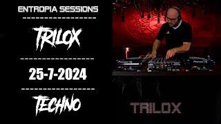 Trilox Dj Set at Entropia Studios 25/7/2024 - Techno