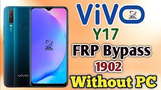 ViVo Y17 [1902] Password Unlock|FRP BYPASS 2024| Google Account Remove| Without PC Working Method️