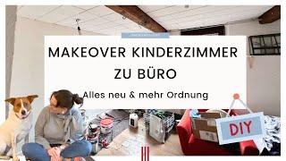 Makeover Kinderzimmer zu Büro | alles neu & mehr Ordnung | Empty Nest