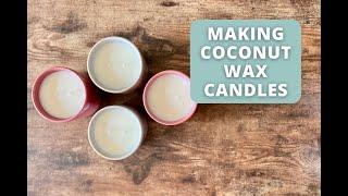 Make Coconut Wax Candles With Me