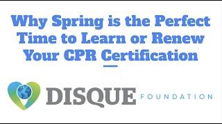 Why Spring is the Perfect Time to Get CPR Certified