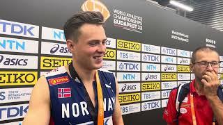 Karsten Warholm Wins Gold in 400 Hurdles at World Championships Budapest 2023