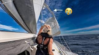 Sail Shredded! This Is NOT What We Planned!