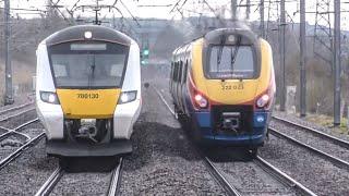 Trains at Harlington, MML | 12/12/20