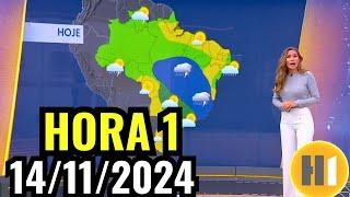 PREVISÃO DO TEMPO - HORA 1 - 14/11/2024 / QUINTA-FEIRA