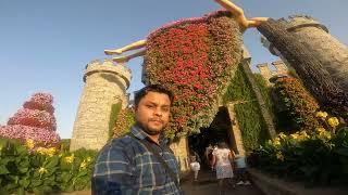 Dubai Miracle Garden || Mashum Billah Vlog || Go Pro 10 Video, No Edit