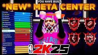 My *NEW* "META CENTER" BUILD IS DOMINATING NBA 2K25! BEST PF/CENTER BUILD on NBA 2K25