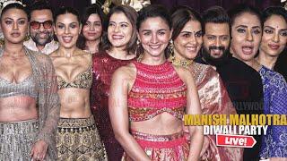 Manish Malhotra Diwali 2024 | LIVE | Alia Bhatt, Shaheen, Kajol, Riteish, Genelia, Sobhita, Abhay