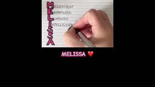 Meaning of the name MELISSA #meaning #name #melissa