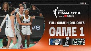 New York Liberty vs. Minnesota Lynx | FULL GAME HIGHLIGHTS | WNBA Finals Game 1 Overtime Finish