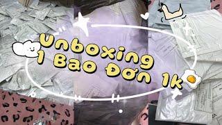 [SHOPEE HAUL] UNBOXING Một Bao Đơn Hàng 1k Shopee săn đơn 1k tại Shopee ⭐️