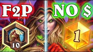 How Fast Can a Bronze Player HIT LEGEND in Hearthstone? | F2P Hearthstone Speedrun Challenge!