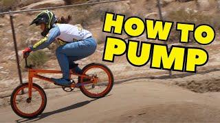 Learn how to pump your BMX Bike EASILY!