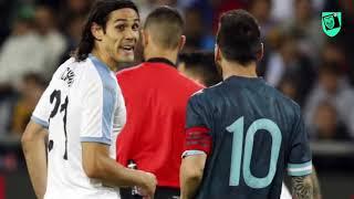 Look at What happened between Lionel Messi & Edinson Cavani   MrMatador