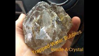 Insane Clay Enhydro Quartz Double Crystal | Hickory, North Carolina |