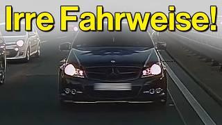 Irrer Mercedes-Fahrer, peinliche Nötigung und Rechtsüberholen | Dashcam Deutschland #123 | #germany