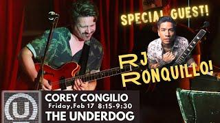 Corey Congilio w/ Special Guest RJ Ronquillo LIVE!