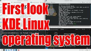 First look at the "KDE Linux" operating system tutorial - October 2024 - 5f0b4b14