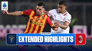 Lecce vs. AC Milan: Extended Highlights | Serie A | CBS Sports Golazo