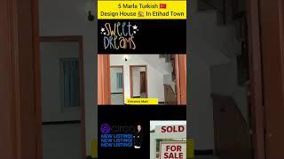 5 Marla Turkish  Design House In Etihad Town Main Raiwand Road Lahore #property #house #5marla