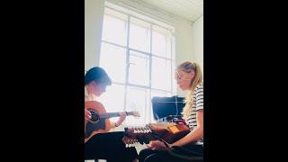 Daisy Rickman & Thea Tunås Bratteng, Nick Drake-Three Hours.  Nyckelharpa & Guitar improvising